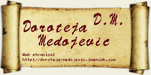 Doroteja Medojević vizit kartica
